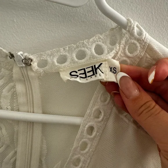 White Romper - Picture 1 of 3